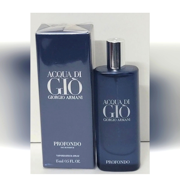ACQUA DI GIO PROFONDO GIORGIO ARMANI 0.5 oz EDP Spray NEW IN SEALED BOX - Picture 2 of 4